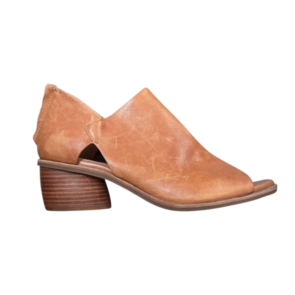 Sofft Tan Carleigh Peep Toe Bootie Sandals Women's Size 10